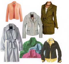 Fashionable jackets for Spring 2015 feature clean-lines flowing styles or short boxe jackets